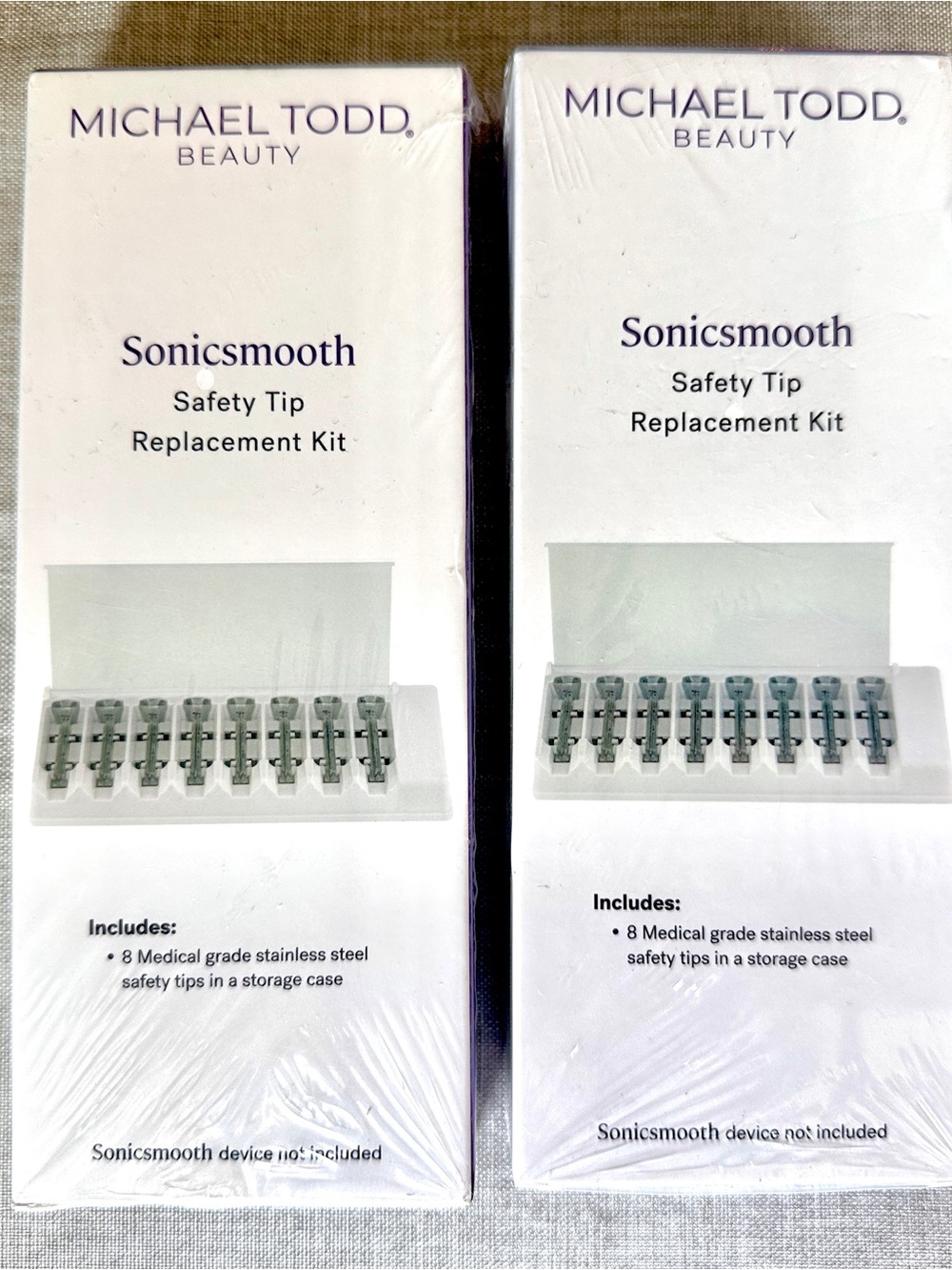 New Sonicsmooth Safety Tip Replacement Kit (2 Pack) Michael Todd
